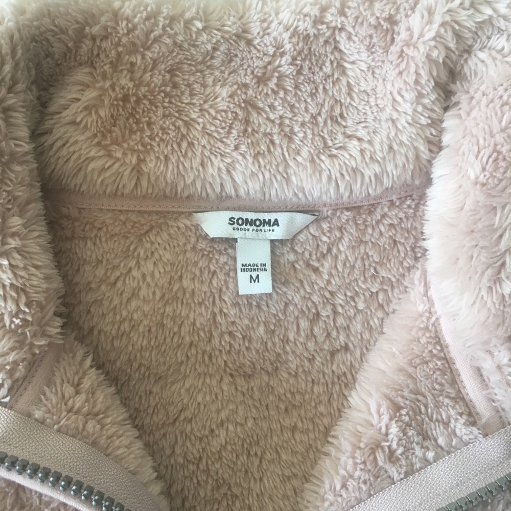 SOLD Sonoma Teddy Bear/Fleece Jacket - Picture 7 of 12